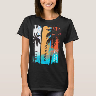 T-shirt Californie vous attend - Été Rétro Vintage P