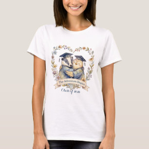 T-shirt Câlin de remise de diplôme personnalisé de blairea