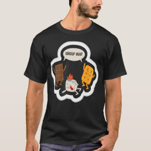 T-shirt Câlins de groupe Smores drôle au chocolat Guimauve