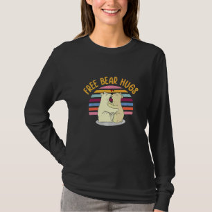 T-shirt Câlins d'ours gratuits Petit ours mignon Panda Ani