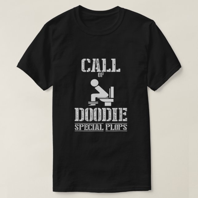 T-shirt Call Of Doodie Special Plops Duty Tee (Design devant)
