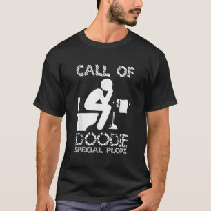 T-shirt Call Of Doodie Special Plops Funny Nerd Gamer Desi