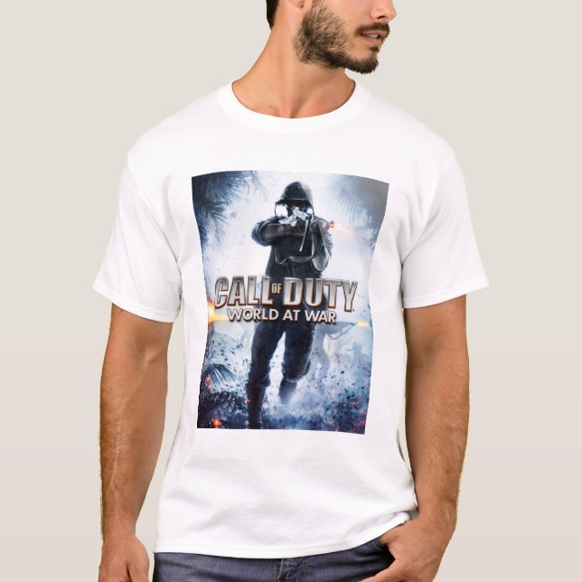 T-shirt Call of Duty World at War cover  (Devant)