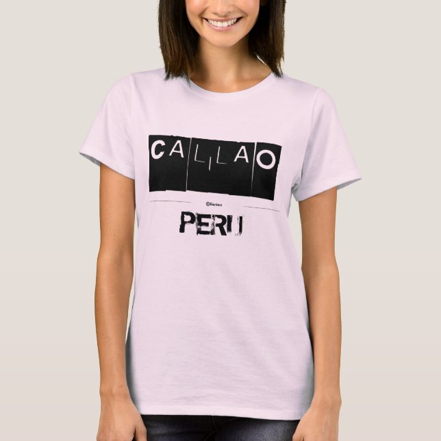 T-shirt Callao, Pérou (Devant)