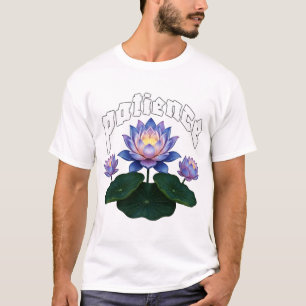 T-shirt Calligraphie arabe Sabr Patience - Fleur de Lotus