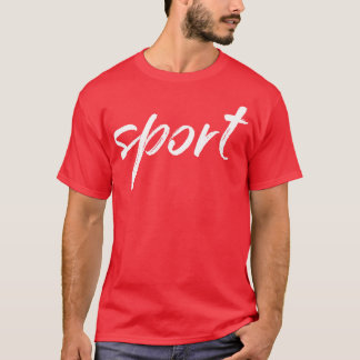 T-shirt Calligraphie sportive