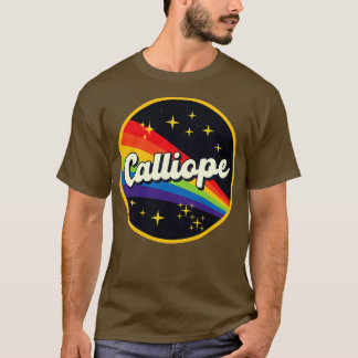 T-shirt Calliope Arc En Ciel Dans L'Espace Style Vintage