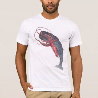 T-shirt Calmar et baleine