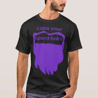 T-shirt Calme ton ours Violet