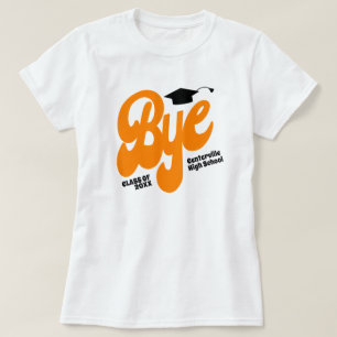 T-shirt Calotte de fin d'études Orange Bye Senior