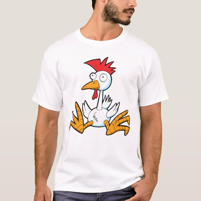T-shirt Calvin le poulet génial (Devant)