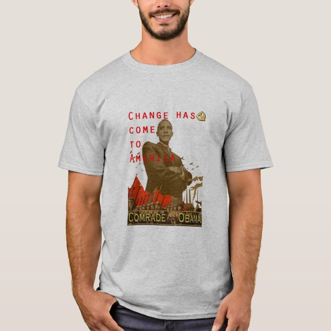 T-shirt Camarade Obama (Devant)