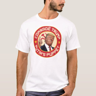 T-shirt Camarade Trump : La marionnette de Poutine - Illus