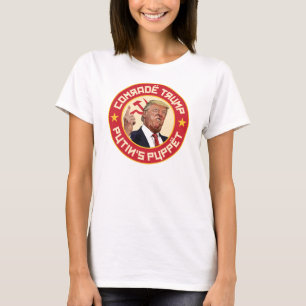 T-shirt Camarade Trump : La marionnette de Poutine - Illus