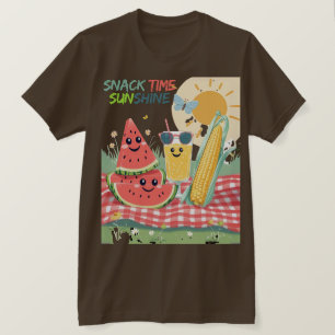 T-shirt Camarades de pique-nique – Équipe de collations es