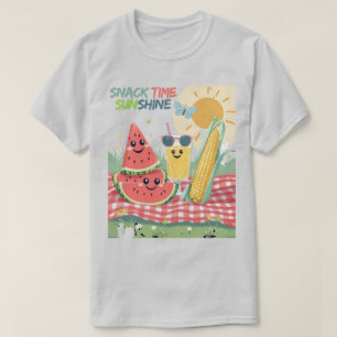 T-shirt Camarades de pique-nique – Équipe de collations es