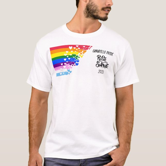 T-shirt Camarillo Pride 2023 Design 2 Chemise (Devant)