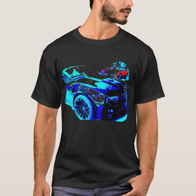 T-shirt Camaro ZL1 sur le plancher de salle d'exposition (Devant)