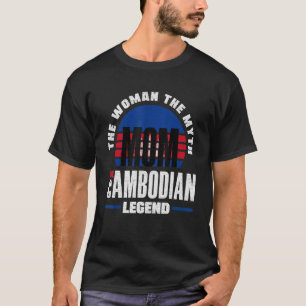 T-shirt Cambodge Cambodge Flag Mothers Day