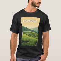 Cambodge Illustration Voyage Art Vintage