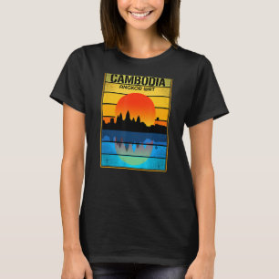 T-shirt Cambodge Khmer Fier d'aimer Vintage Temple cambodg