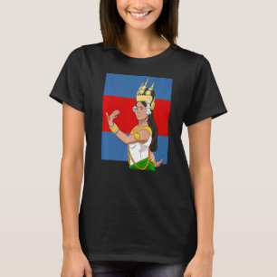 T-shirt Cambodge Khmer traditionnelle danse Apsara