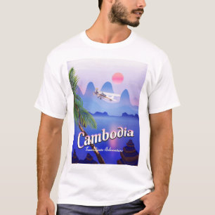 T-shirt Cambodge 'Voyagez dans l'aventure'