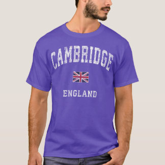 T-shirt Cambridge Angleterre Conception de sport athlétiqu