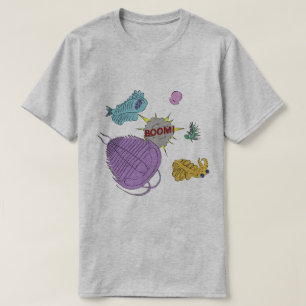 T-shirt cambrien d'explosion