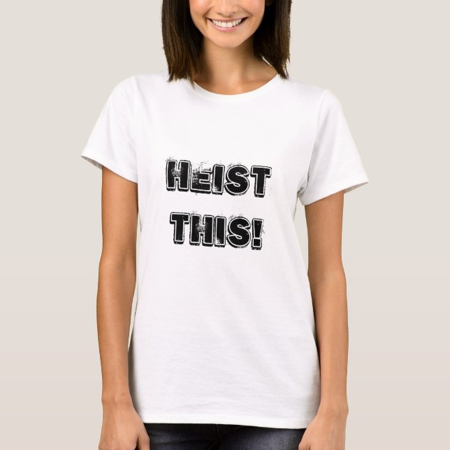 T-shirt Cambriolage ceci ! Réservoir de dames - customisé (Devant)