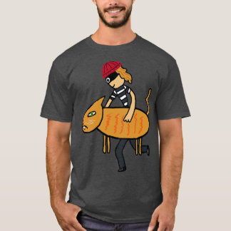 T-shirt Cambriolage de chat