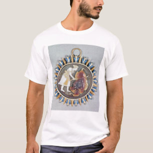 T-shirt Camée dépeignant le lion de massacre de Shah Jah