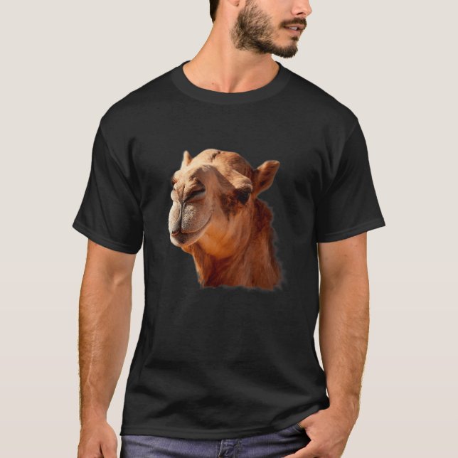 T-shirt Camel Animal Visage distinctif Gros Mammifères Hum (Devant)