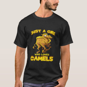 T-shirt Camel Juste Une Fille Qui Aime Les Camels