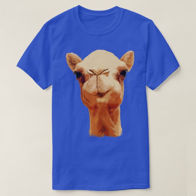 T-shirt Camel Pour Hommes Femmes Animal Face African Safar (Design devant)