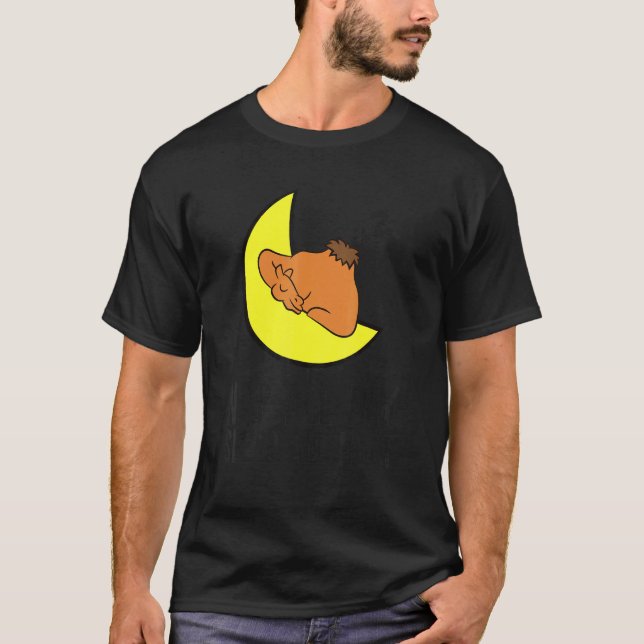 T-shirt Camel Tired Nap All Day Sleep All Night  Camel (Devant)