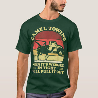 T-shirt Camel vintage Humour remorque camion