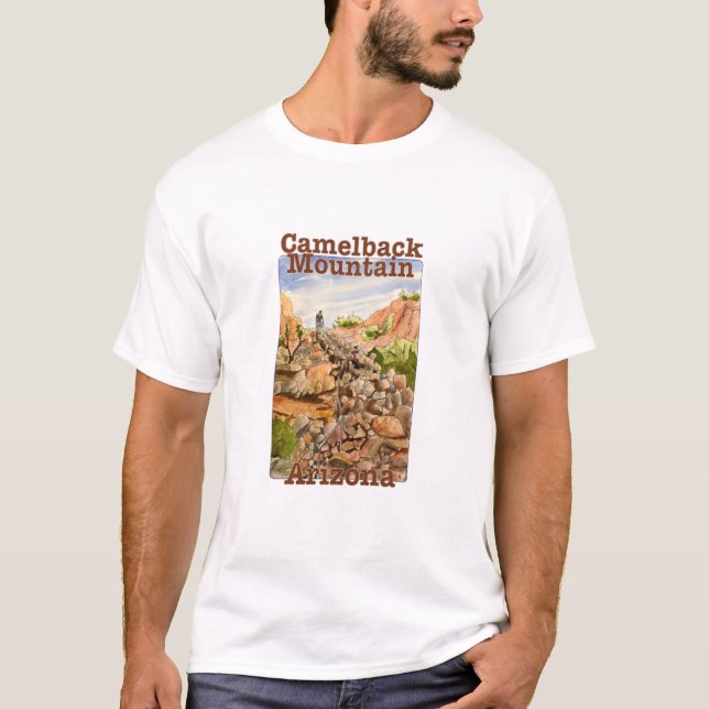 T-shirt Camelback Mountain, Arizona (Devant)