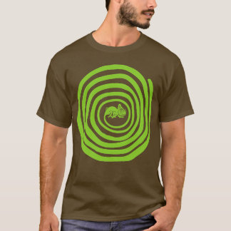 T-shirt Caméléon de cercle vert