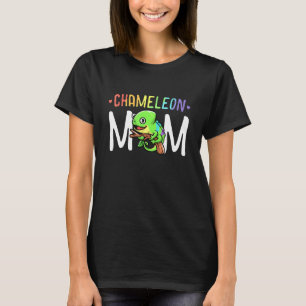 T-shirt Caméléon Maman Animal De Compagnie Reptile Lézard 