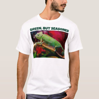 T-shirt Caméléon Vert Drôle 