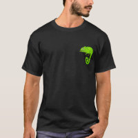 Caméléon vert mignon