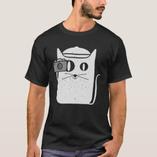 T-shirt Camera Chat Pour les Shutterbugs qui aiment les Ch