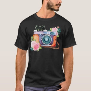 T-shirt Caméra de chat de Pékin