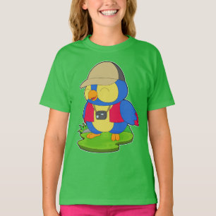 T-shirt Caméra de photographe de perroquets