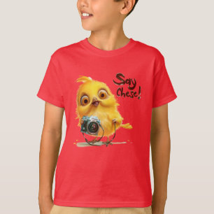 T-shirt Caméra de poussettes "Dites fromage"