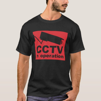 T-shirt Caméra de sécurité de surveillance CCTV Circuit fe