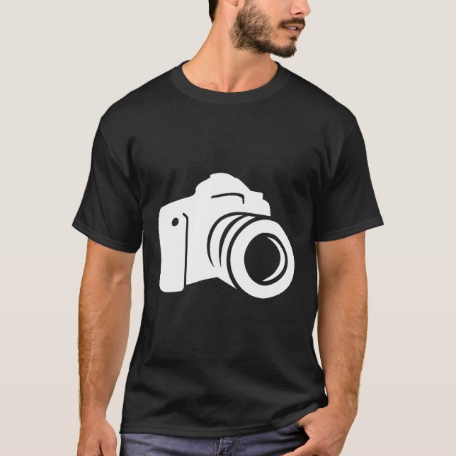 T-shirt Caméra DSLR (Devant)