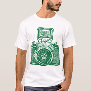 T-shirt Caméra géante est-allemande - Forest Green