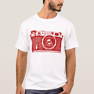 T-shirt Caméra géante russe soviétique - Rouge rubis
